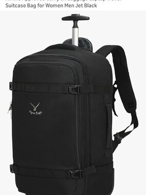 Hynes Eagle 42L Rolling Backpack / Carry-On for sale – Jet Black